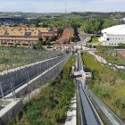 Escalera de la ladera norte de Parquesol en Valladolid