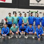 Expedición del Recoletas Atlético Valladolid que jugó en Portugal.