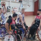 Imagen del duelo jugado entre Puertollano y Fundación Aliados.