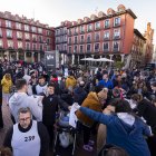 Los participantes se colocan frente al Conde Ansúrez