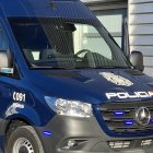 Imagen de archivo de un furgón de la Policía Nacional.