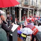 Concentración de CCOO y UGT en Valladolid. ICAL