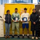 Los finalistas del Máster de categoría absoluta masculina, Sanchez y Pinzón