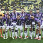 Once inicial del Real Valladolid contra el Villarreal en la Cerámica