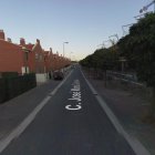 Calle José María Castilviejo, de donde provenía el aviso por olor a gas.