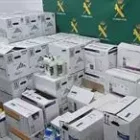 Material intervenido por la Guardia Civil