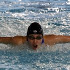 Uno de los participantes infantiles de Andalucía en pleno esfuerzo.