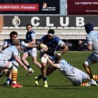 Una acción en Pepe Rojo entre el Quesos Entrepinares y Santboiana.