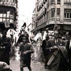Pregón de las Siete Palabras en la calle Constitución, 1953.