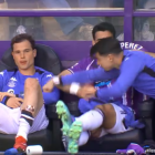 Luis Pérez agrede  a Latasa.