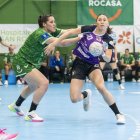 Un momento del partido entre Rocasa y el Aula.