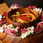 Una de las tapas del concurso 'desTAPA las legumbres"