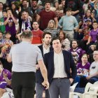 Paniagua durante su estreno como primer entrenador.