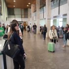 Caos en la estación de trenes de Valladolid por el apagón.