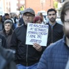 Manifestación de los vecinos del 29 de Octubre en Valladolid.