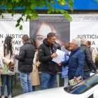 Concentración por Esther López a las puertas de los juzgados