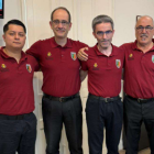 Ronald Rivera, Mario Rodríguez,  Salvador Díez y José Ignacio Merino.