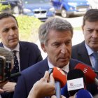 Conrado Íscar, Alberto Núñez Feijóo y Alfonso Fernández Mañueco.