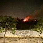 Incendio en casa abandona en el paseo Zorrilla 149.