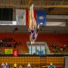 Erica Sanz en el Campeonato de España de trampolín sénior.