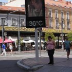 Tercer día de la primera ola de calor en Valladolid