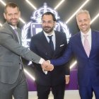 Víctor Orta en su presentación como director deportivo del Real Valladolid.