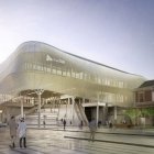 Recreación de la nueva estación de Campo Grande de Valladolid.