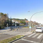 El lugar de la colisión en la avenida Salamanca de Valladolid.