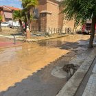 Cuantiosos daños en cultivos y viviendas por la tromba en Rueda.