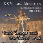 Cartel de la XX edición de Veladas Musicales
