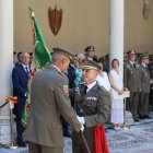 El General de División Broch Hueso y el recién nombrado Jefe de la Cuarta Subinspección General del Ejércit