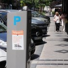 Parquímetros de la ORA en Valladolid.