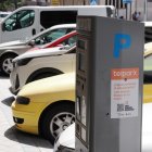 Parquímetros de la ORA en Valladolid.