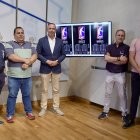 Presentación de la Liga Nacional de Futbolín en la Diputación de Valladolid.