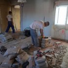 Edificio que explotó en la calle Goya 32