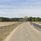 Calle Cañada Nava del Pinar, donde ocurrió el accidente.