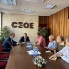 Reunión de la Plataforma del Soterramiento de Valladolid con la CEOE