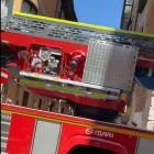 Caída de cascotes en el centro de Valladolid