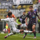 Iván Garriel, en el primer amistoso ante Colo Colo en Chile.