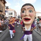 Desfile de peñas en Íscar