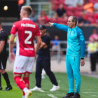 Guillermo Almada, en el partido ante el Bristol.