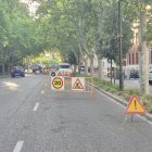 Paseo Filipinos afectado por obras de canalización.