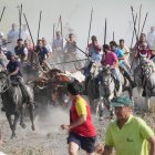 Encierro por el campo en Íscar