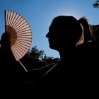Primer día de la segunda ola de calor en el centro de Valladolid
