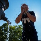 Primer día de la segunda ola de calor en el centro de Valladolid