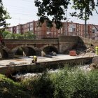 Obras de la segunda vía de AVE de la estación de trenes de Valladolid.