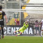 El portero Guilherme, único fichaje que es titular habitual.