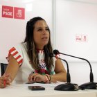 La vicesecretaria general del PSOECyL, Nuria Rubio, informa de la reunión de la Permanente de la Ejecutiva del PSOECyL.