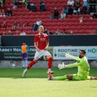 Guilherme, en el amistoso contra el Bristol.