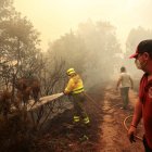 El incendio forestal de La Alberca (Salamanca) alcanza el nivel dos por "grave riesgo para la población"